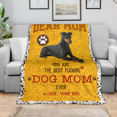 Manchester Terrier 2-Dog Mom Ever Blanket