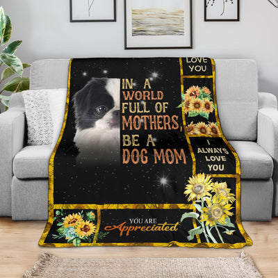 Japanese Chin-A Dog Mom Blanket