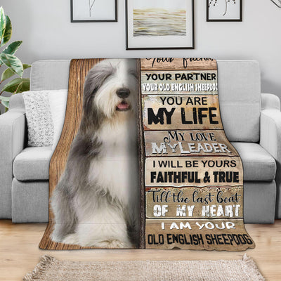 Old English Sheepdog-Your Partner Blanket