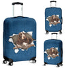 Cocker Spaniel Torn Paper Luggage Covers