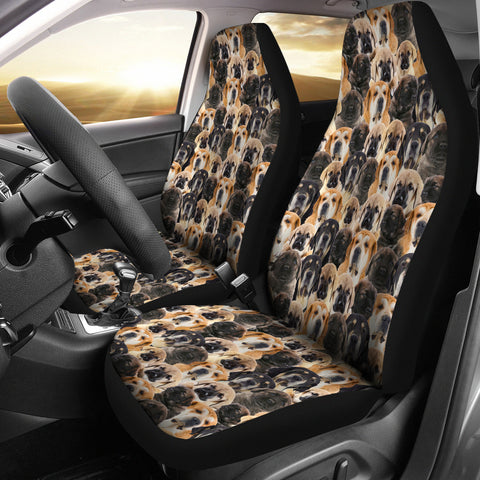 Spanish Mastiff Full Face Car Seat Covers