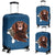 Boykin Spaniel Torn Paper Luggage Covers