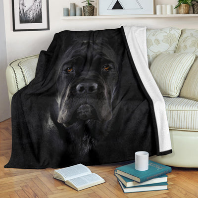 Cane Corso Face Hair Blanket