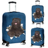 Bouvier des Flandres Torn Paper Luggage Covers