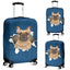 French Bulldog Torn Paper Luggage Covers