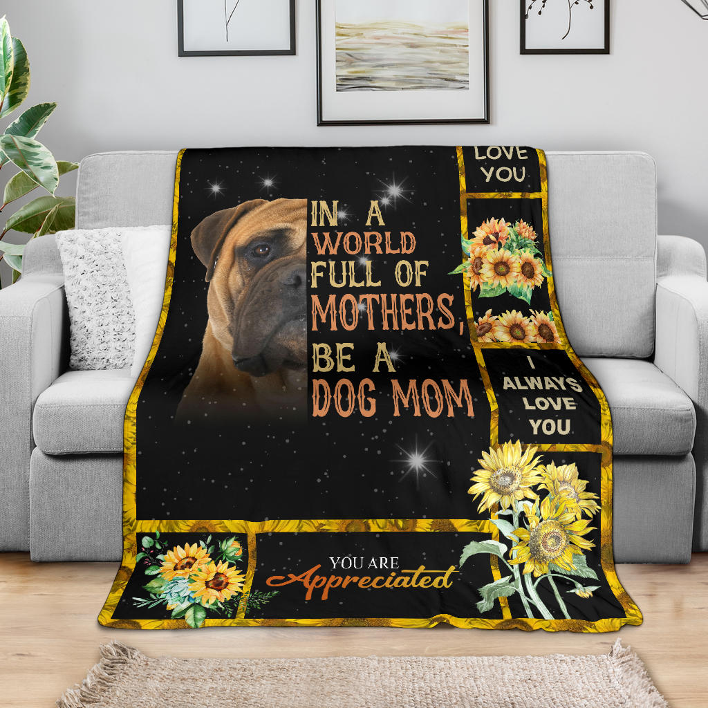Bullmastiff-A Dog Mom Blanket