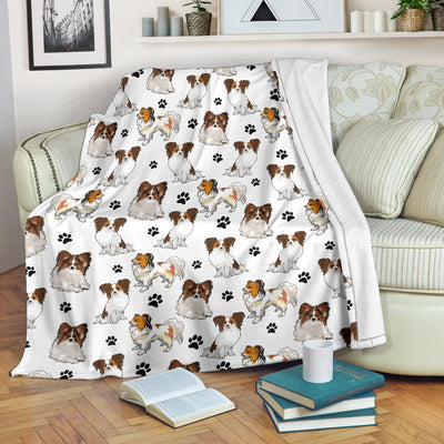 Papilon Paw Blanket