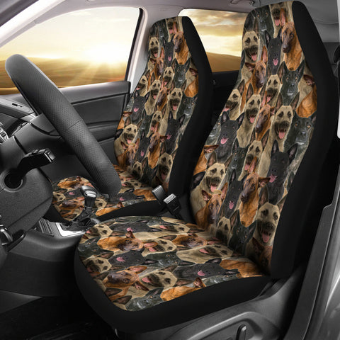 Dutch Shepherd Full Face Car Seat Covers