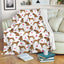 Rhodesian Ridgeback Heart Blanket