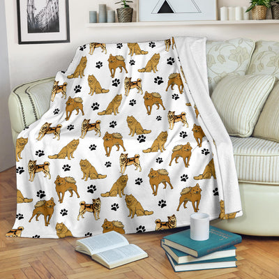Finnish Spitz Paw Blanket