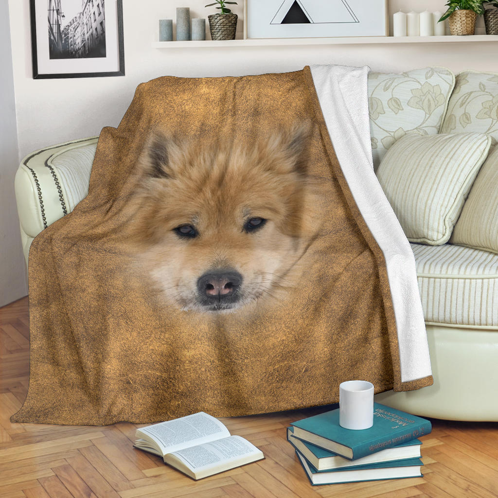 Eurasier Face Hair Blanket