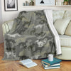 Borzoi Camo Blanket