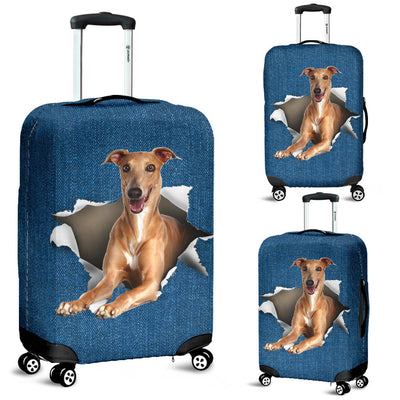 Italian Greyhound Torn Paper Luggage Covers