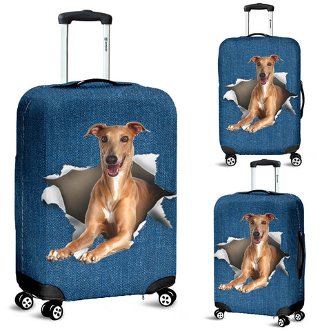 Italian Greyhound Torn Paper Luggage Covers