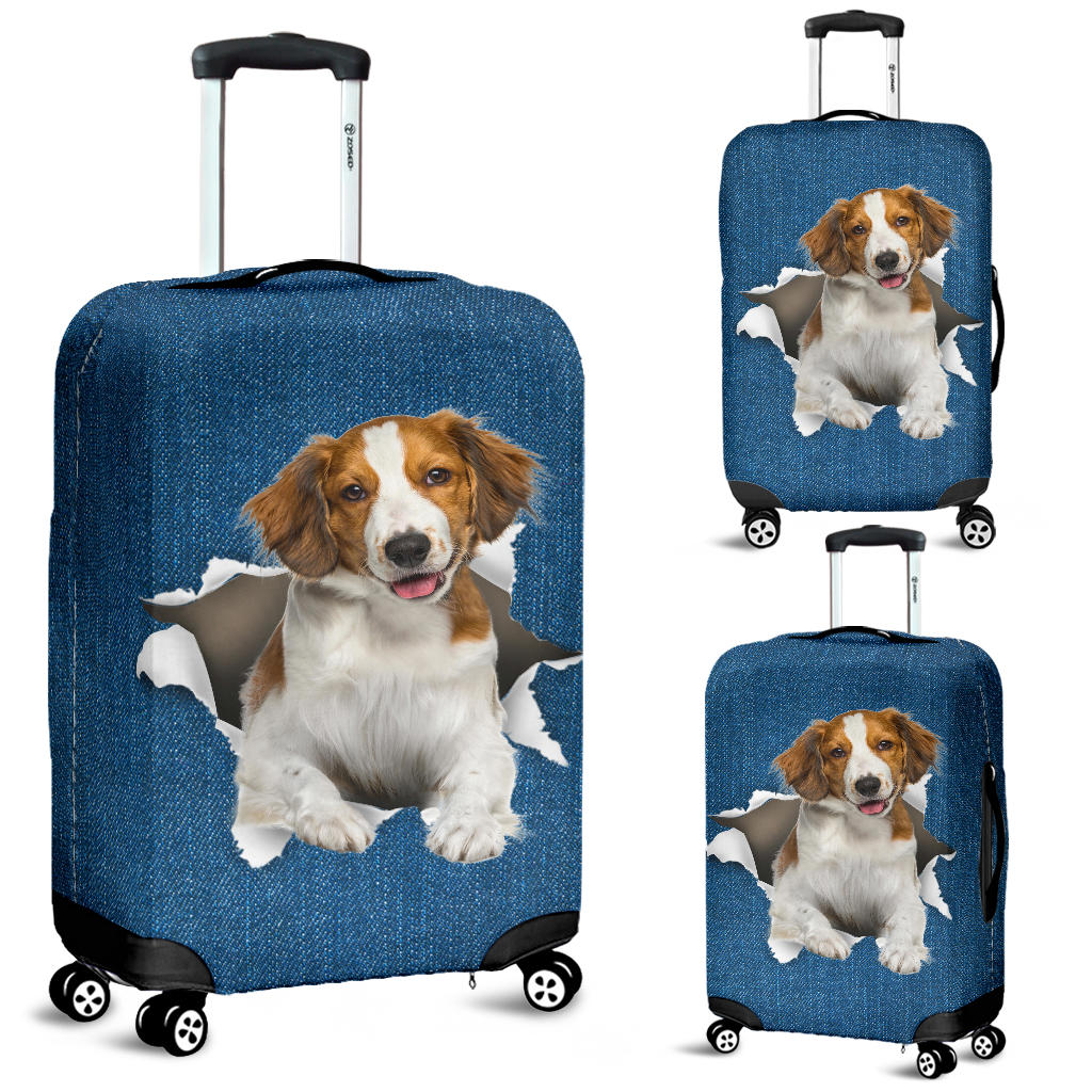 Kooikerhondje Torn Paper Luggage Covers