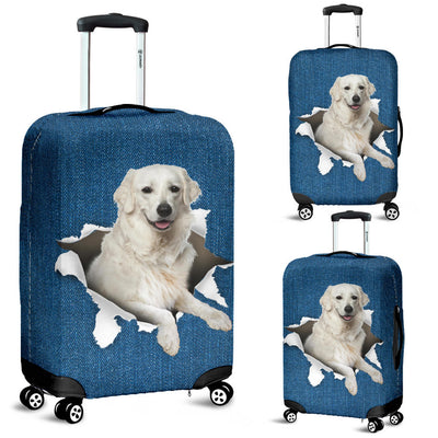 Kuvasz Torn Paper Luggage Covers