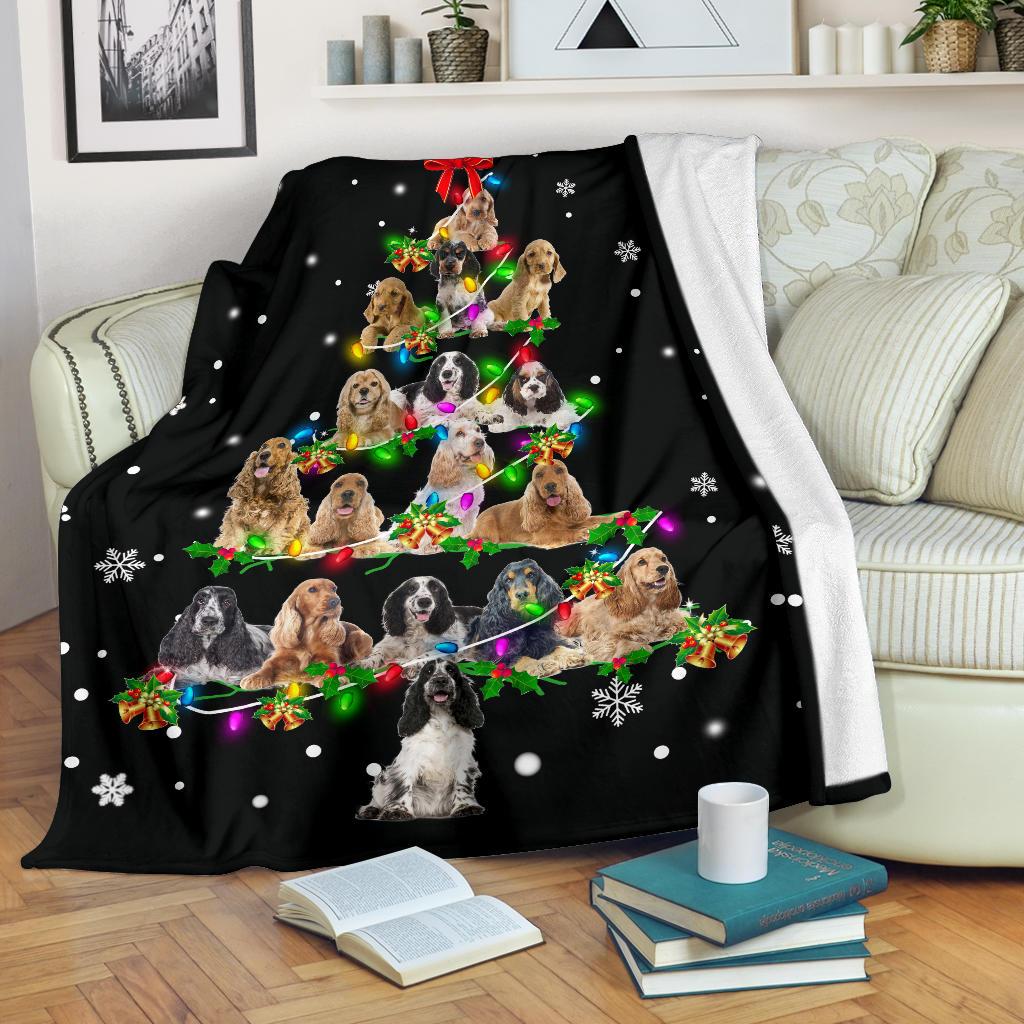 English Cocker Spaniel Christmas Tree