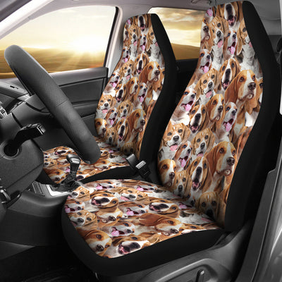 Beagle Full Face Car Seat Covers