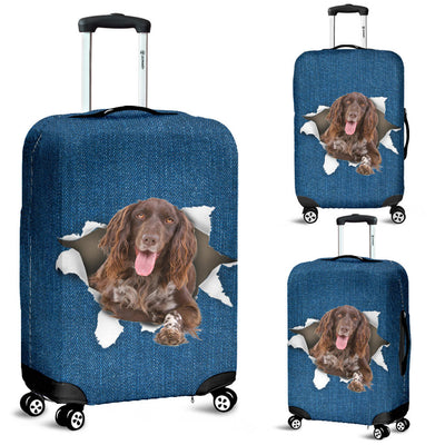 Munsterlander Torn Paper Luggage Covers
