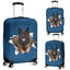 Tervuren dog Torn Paper Luggage Covers
