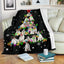 Parson Russell Terrier Christmas Tree Blanket