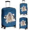 Cocker Spaniel Torn Paper Luggage Covers