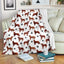 Irish Setter Paw Blanket