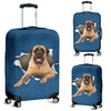 English Mastiff Torn Paper Luggage Covers