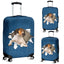 Treeing Walker Coonhound Torn Paper Luggage Covers