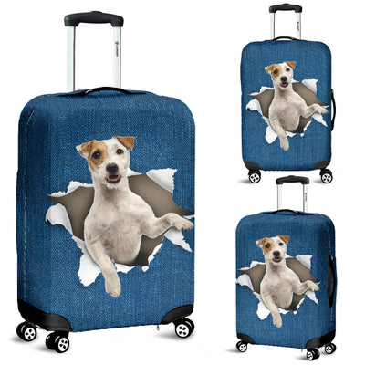 Parson Russell Terrier Torn Paper Luggage Covers