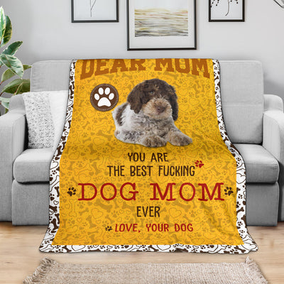Lagotto Romagnolo-Dog Mom Ever Blanket