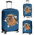 Brussels Griffon Torn Paper Luggage Covers