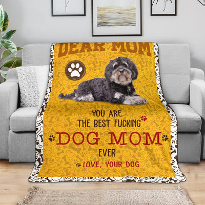Havanese 2-Dog Mom Ever Blanket