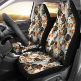 Borzoi Full Face Car Seat Covers