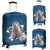 Afghan Hound Torn Paper Luggage Covers