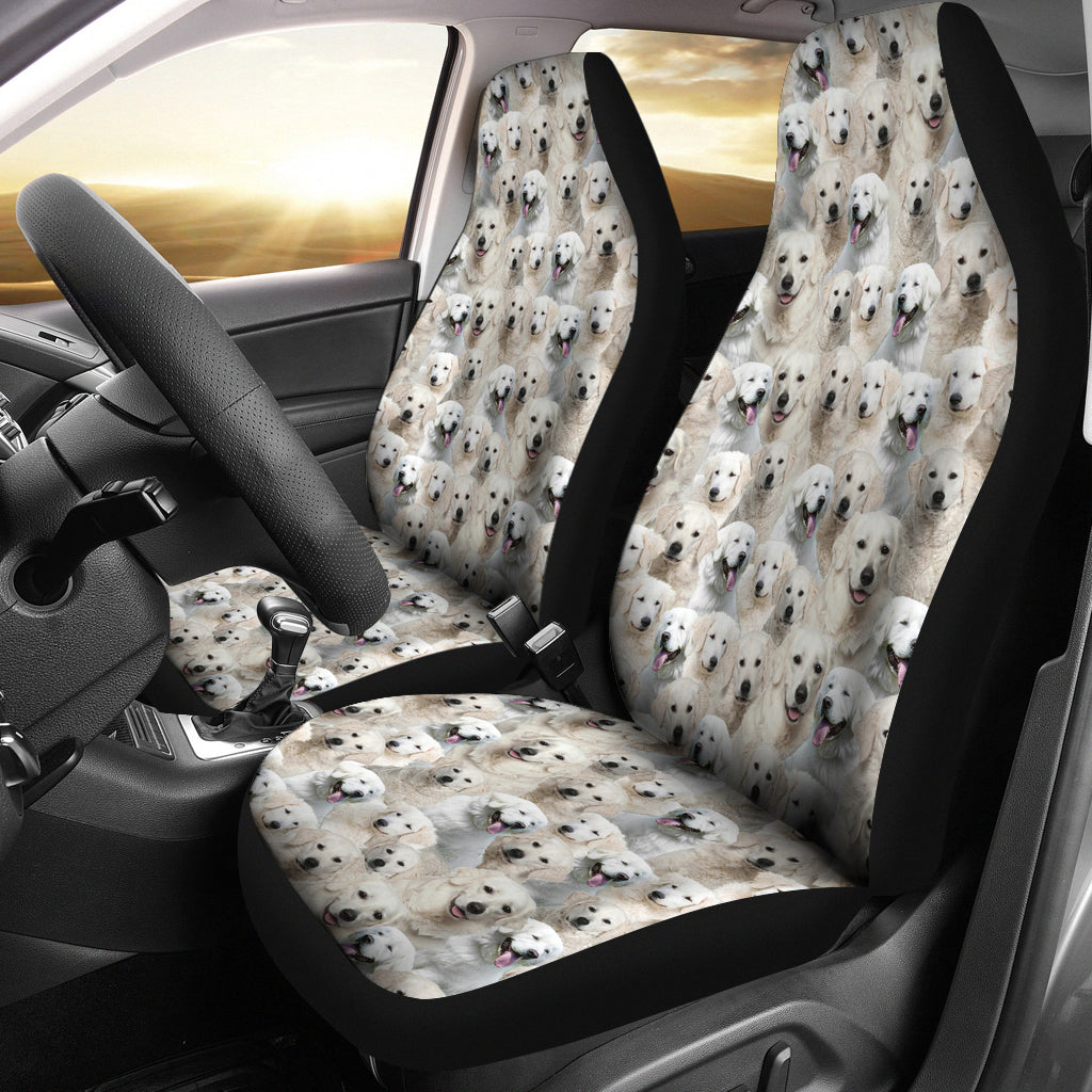 Kuvasz Full Face Car Seat Covers