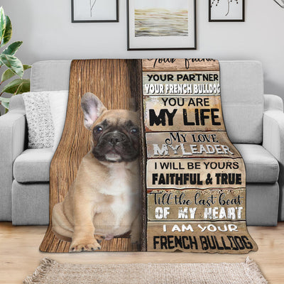 French Bulldog-Your Partner Blanket