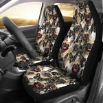 French Bulldog Full Face Car Seat Covers