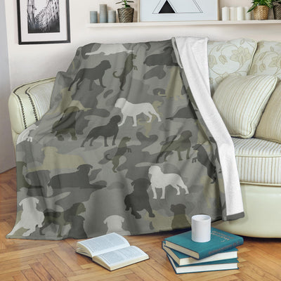 Rottweiler Camo Blanket