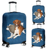 Azawakh Torn Paper Luggage Covers