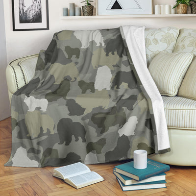 Chow Chow Camo Blanket