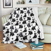 Scottish Terrier Paw Blanket