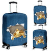 Turtle Torn Paper Luggage Covers