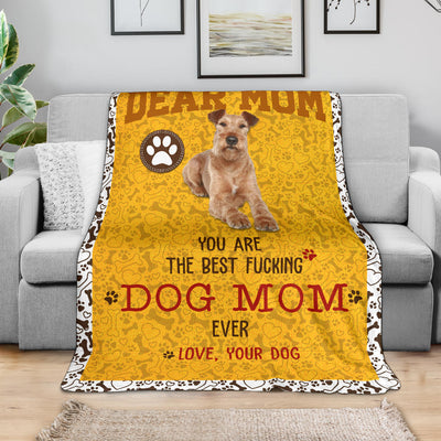 Irish Terrier-Dog Mom Ever Blanket