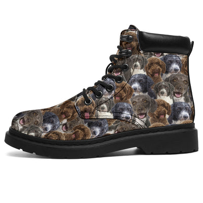 Spanish Water Dog Full Face All-Season Boots