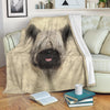 Skye Terrier Face Hair Blanket