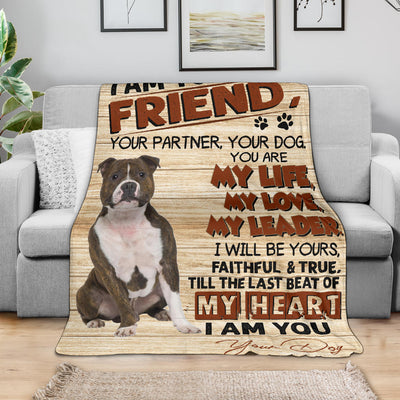 Staffordshire Bull Terrier-My Love Blanket