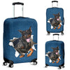 Doberman Pinscher Torn Paper Luggage Covers