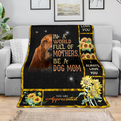 Basset Hound-A Dog Mom Blanket