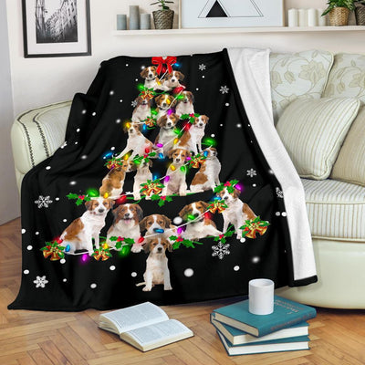 Kooikerhondje Christmas Tree Blanket